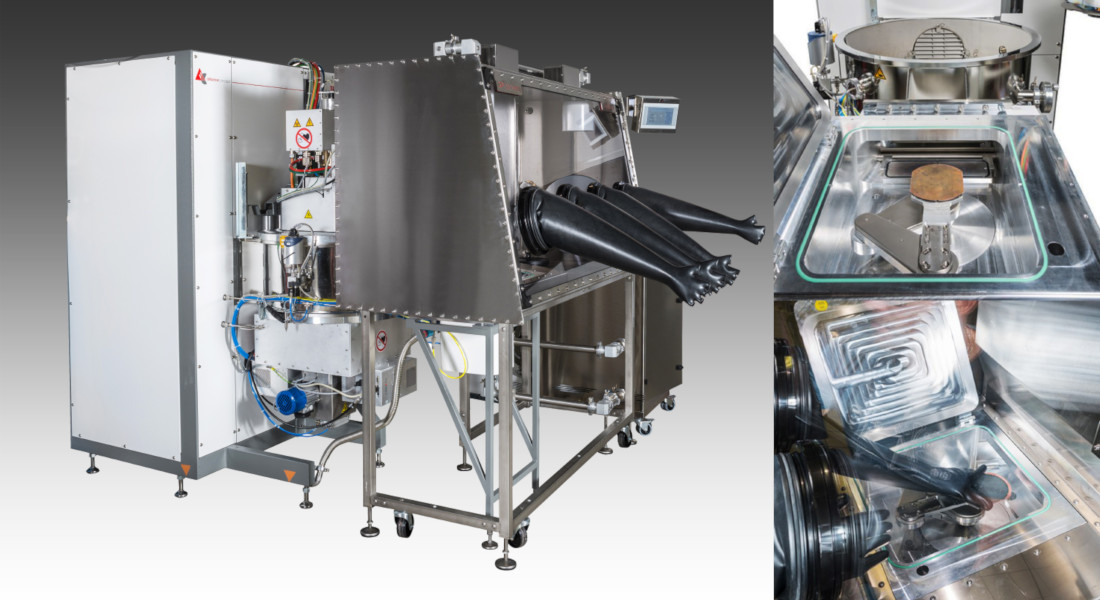 Handschuhboxen mit Joule-Effekt-Vakuum