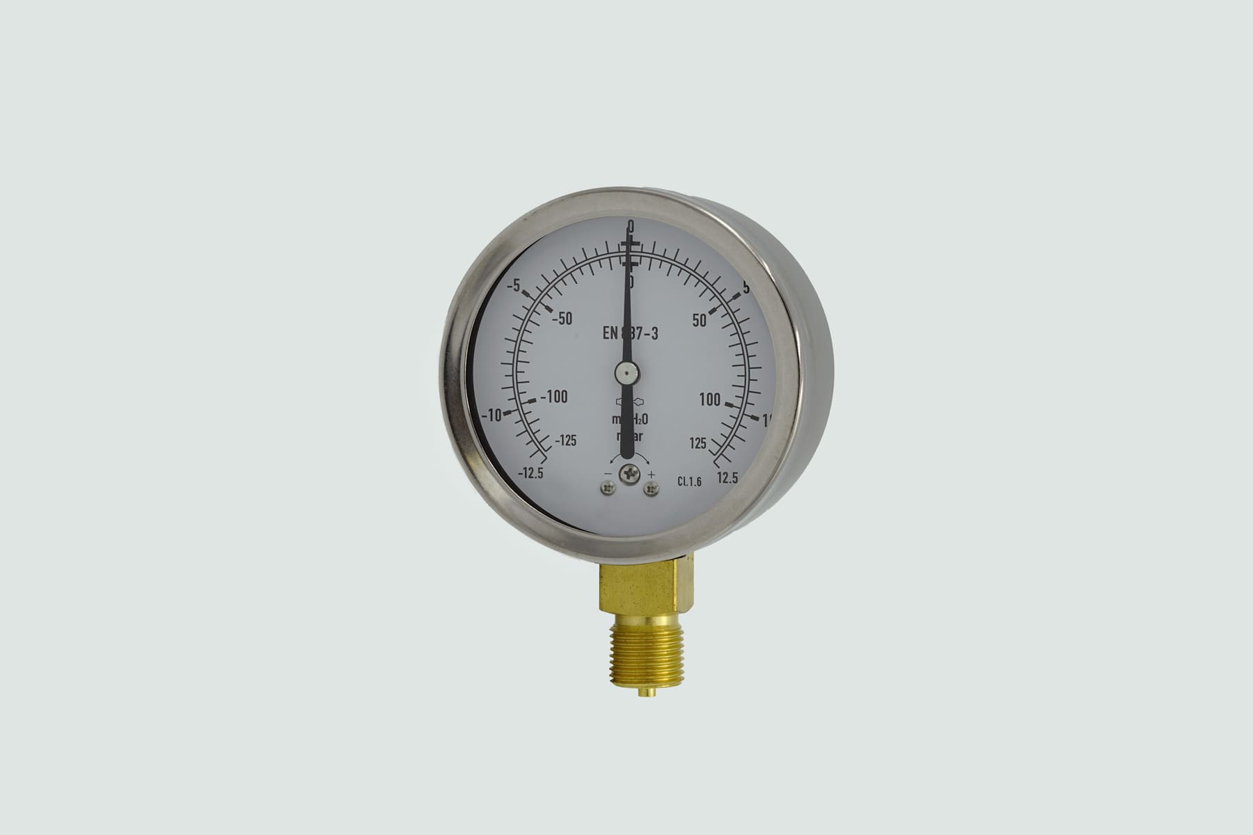 (-/+) Pressure gauge