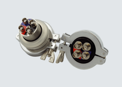 4xBNC hermetische Durchführungen