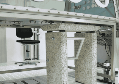 Antivibrationstisch für Handschuhboxen