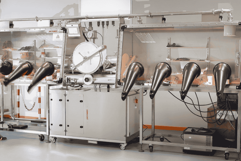 Batterietester für Glovebox