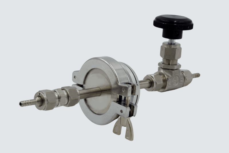 Hermetische Nadelventil-Durchführungen Hermetische Nadelventil-Durchführungen