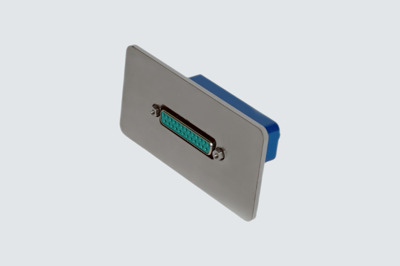 Hermetische SubD-25-Durchführungen