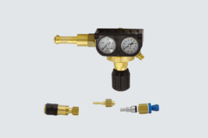 Druckminderer-Durchflussmesser