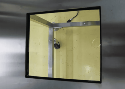 Quarzfenster für Handschuhboxen