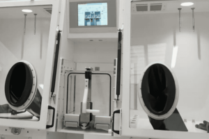 Belüftete T-förmige Schleusen