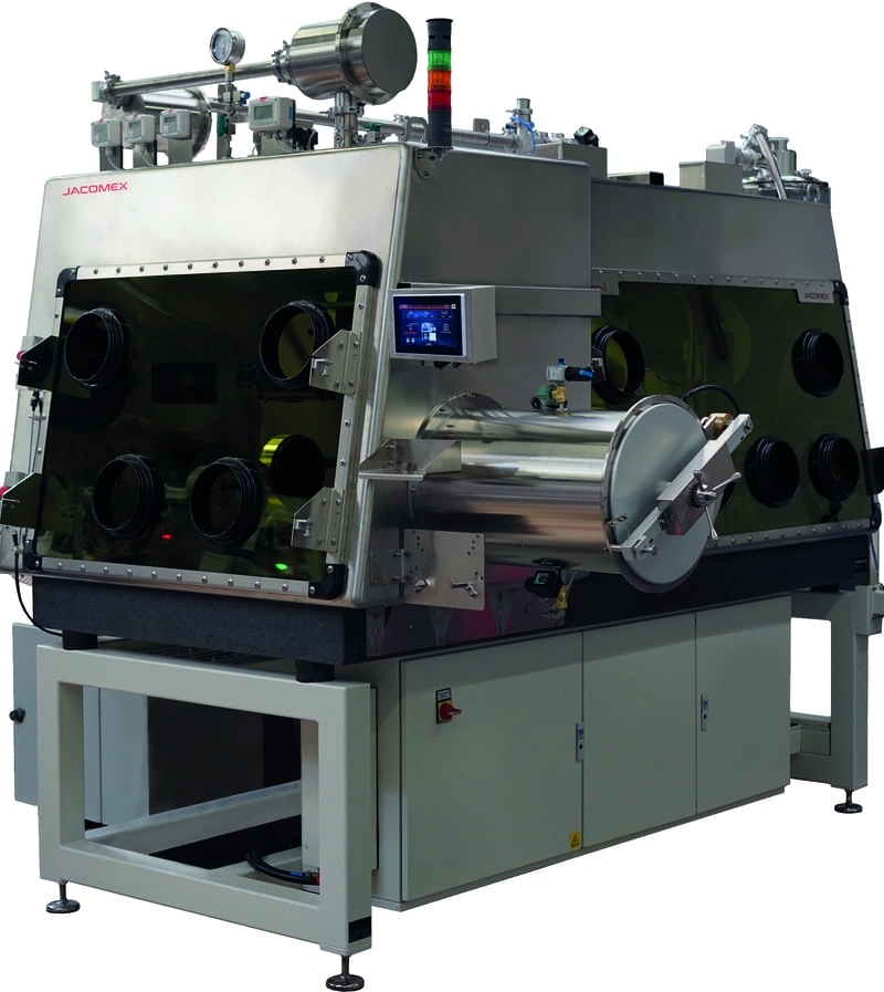 Laserschneiden in der Glovebox Laserschneiden in der Glovebox